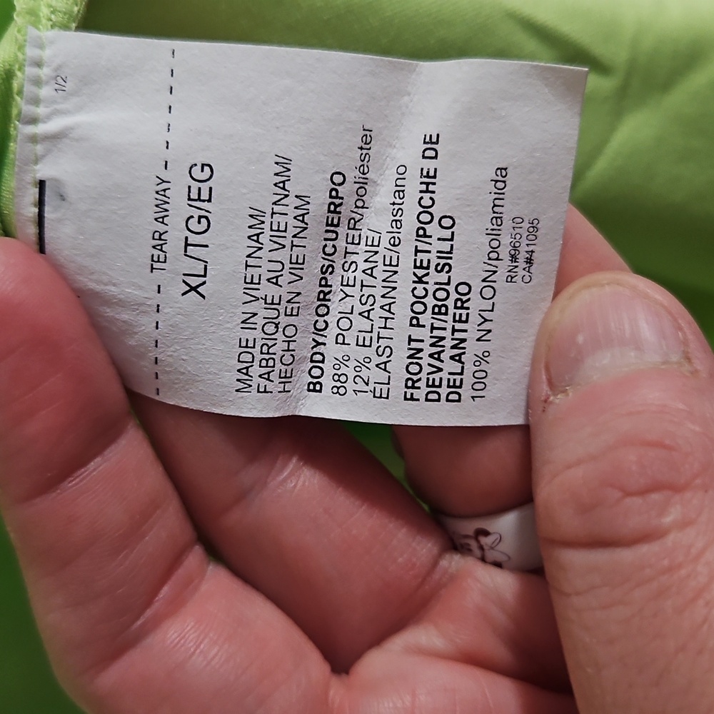 UNDER ARMOUR MEN'S TRAIL RUN 1/4 ZIP ATHLETIC TOP: NEON GREEN: NEW WITH TAGS: XL - Picture 4 of 6